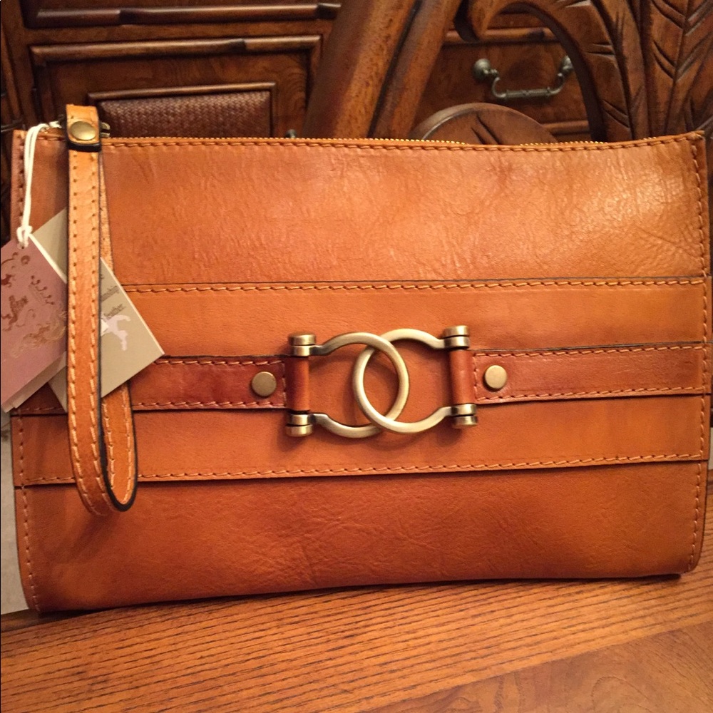 Pratesi Firenze Large Italian Leather Wristlet